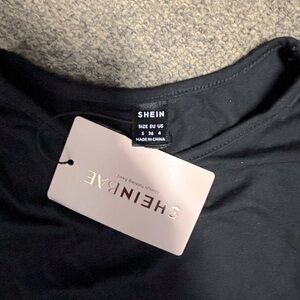 NWT Black Bodysuit
